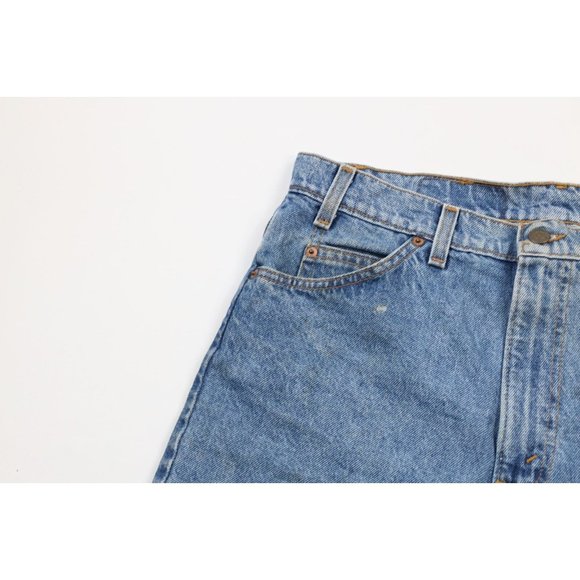 Vintage 90s Levis 505 Orange Tab Mens 34 Thrashed Denim Jean Shorts Jorts USA - Picture 4 of 16